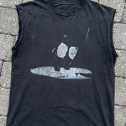 1994 Michael Jackson 'History World Tour' Rare Washed Black Cut-Off T-Shirt